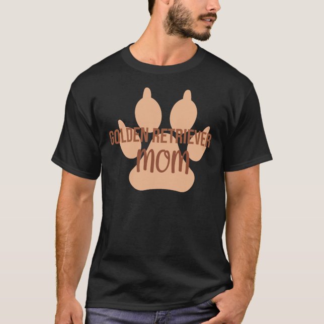 Golden Retriever Mum Labrador Dogs T-Shirt (Front)