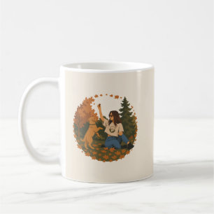 Golden Retriever Mum Life Autumn Adventure Coffee Mug