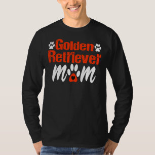 Golden Retriever Mum Mother Day Dog Mama T-Shirt