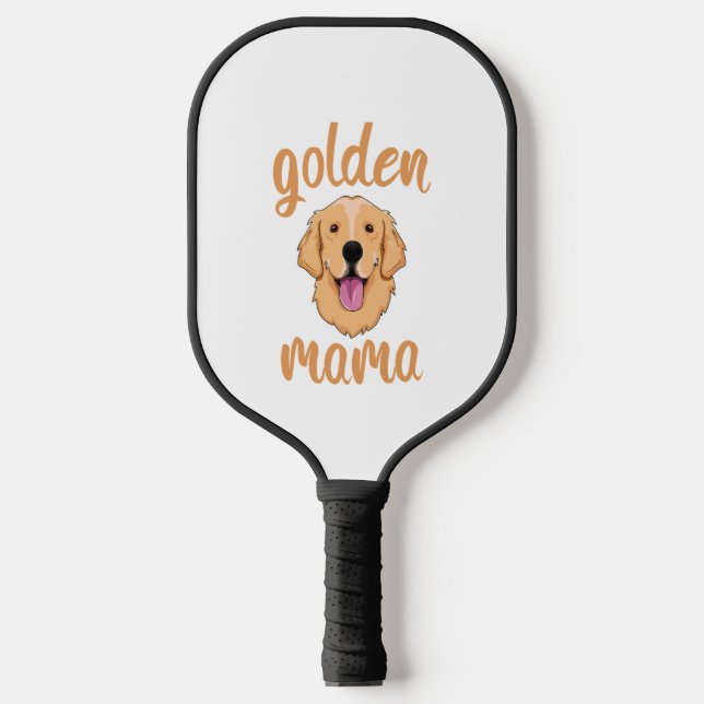Golden Retriever Mum  Pickleball Paddle (Front)