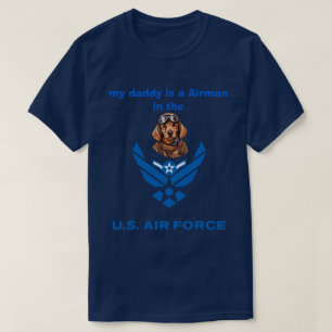 Golden Retriever My Airman Daddy T-Shirt