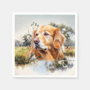 Golden Retriever Napkin