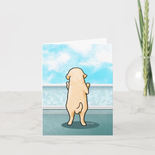 Golden Retriever Note Card (Front)