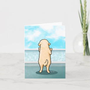 Golden Retriever Note Card