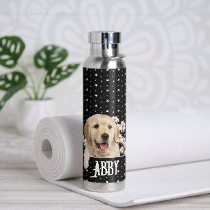 Golden Retriever On Stars   Water Bottle