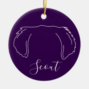 Golden Retriever Ornament (Om Logo)