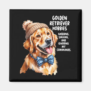 Golden Retriever Outfit Idea For Women & Retri Magnet