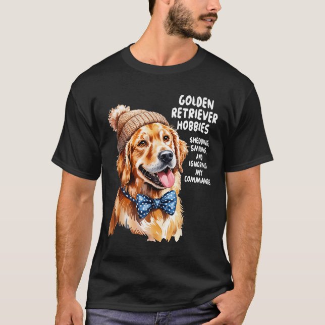 Golden Retriever Outfit Idea For Women &amp; Retri T-Shirt (Front)