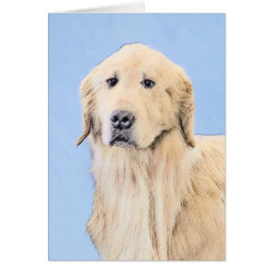 Golden Retriever Painting - Cute Original Dog Art