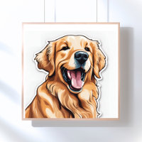 Golden Retriever Painting