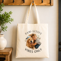 Golden Retriever Paw-sitive vibes only dog photo