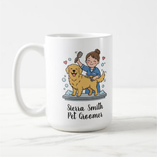 Golden Retriever Pet Grooming Professional Coffee Coffee Mug