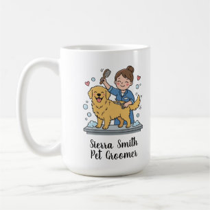 Golden Retriever Pet Grooming Professional Coffee Mug