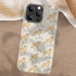 Golden Retriever Pet Portrait Sketch  iPhone 16 Pro Max Case