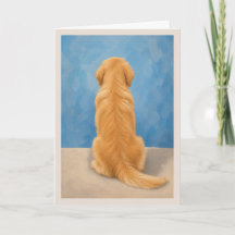 Golden Retriever Pet Sympathy Card