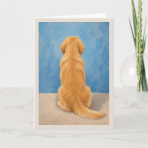 Golden Retriever Pet Sympathy Card