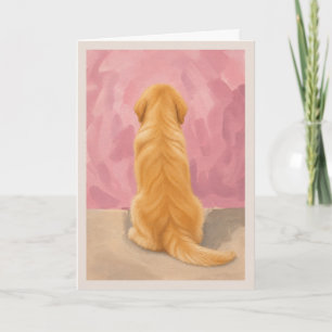 Golden Retriever Pet Sympathy Card