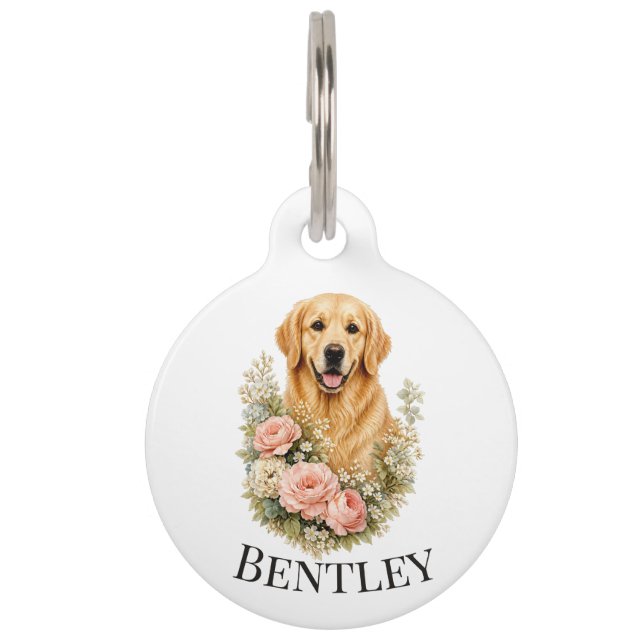 Golden Retriever Pet Tag (Front)