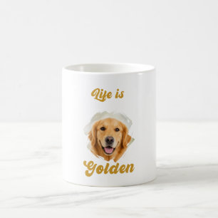 Golden Retriever Photo Life Is Golden Coffee Mug