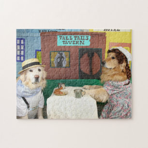 Golden Retriever Pioneers Jigsaw Puzzle