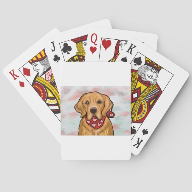 Golden Retriever Playing Cards (Back)