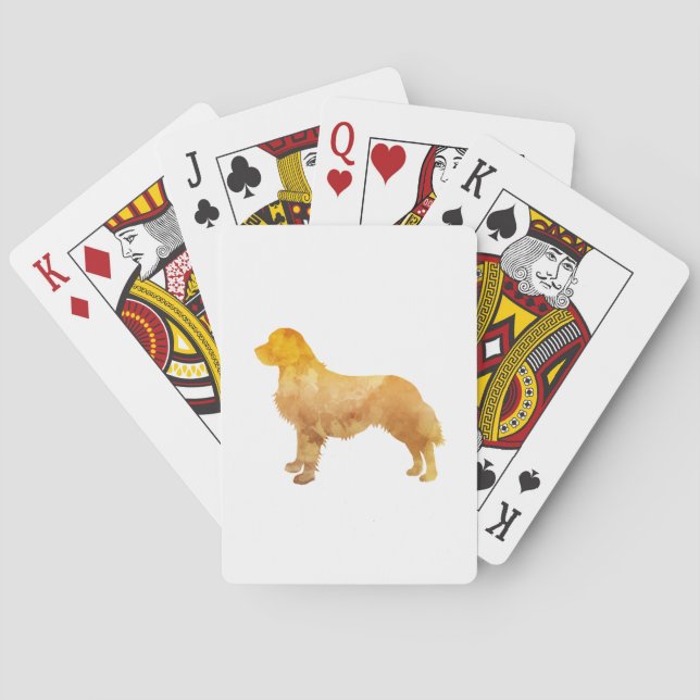 Golden Retriever Playing Cards (Back)
