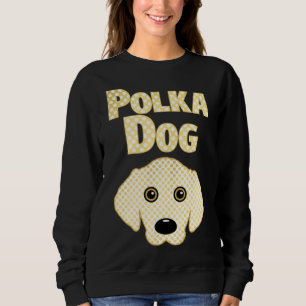 Golden Retriever Polka Dog Sweatshirt