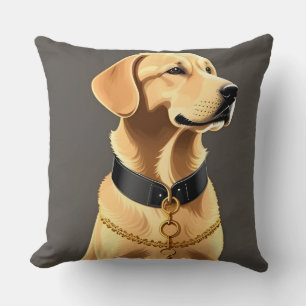 Golden Retriever Portrait Cushion