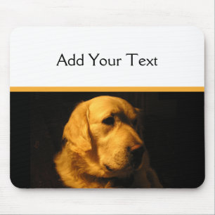 Golden Retriever Portrait Mousepad
