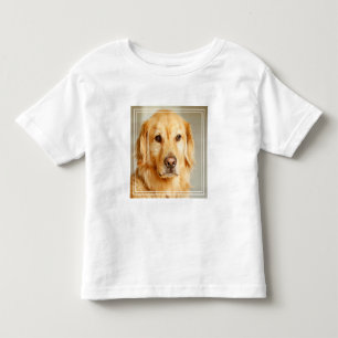 Golden Retriever Portrait Toddler T-Shirt