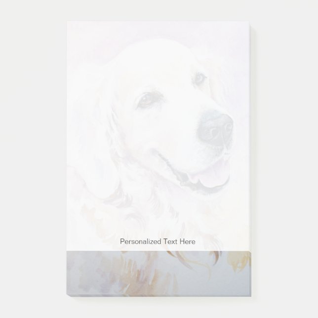 Golden retriever post-it notes (Front)