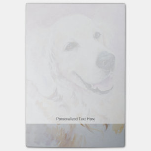 Golden retriever post-it notes