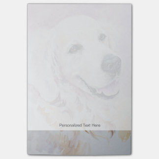 Golden retriever post-it notes
