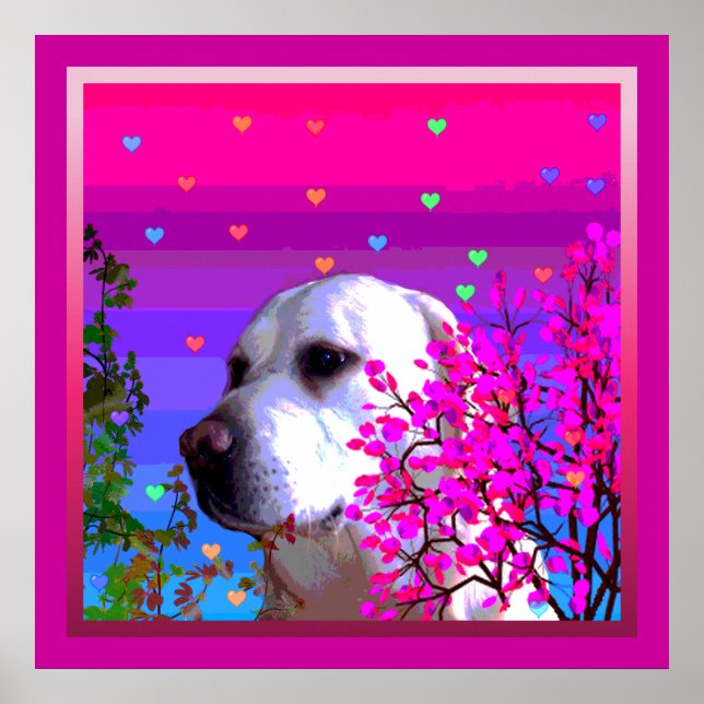 Golden Retriever Poster (Front)