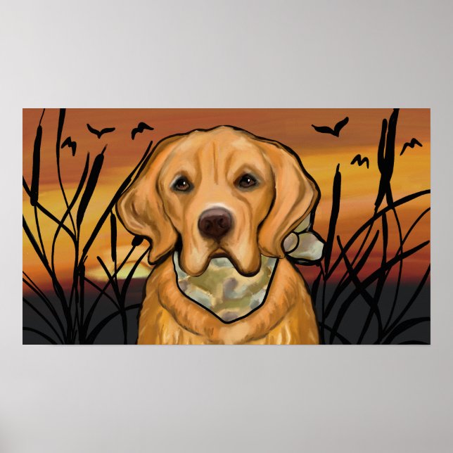 Golden Retriever Poster (Front)