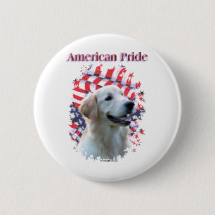Golden Retriever Pride - Button