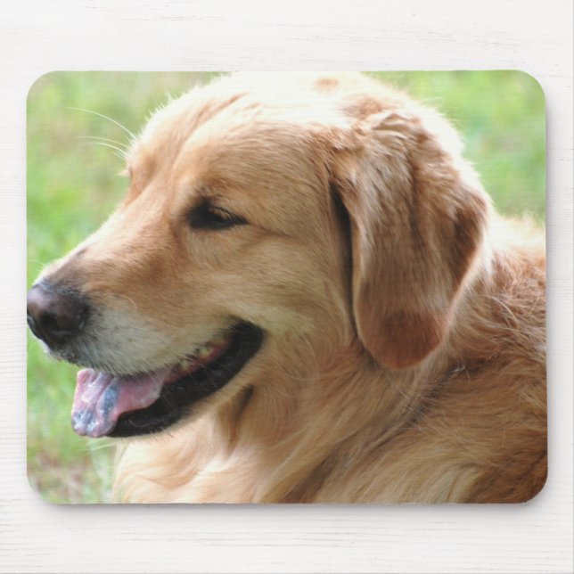 Golden Retriever Pup Mouse Pad (Front)
