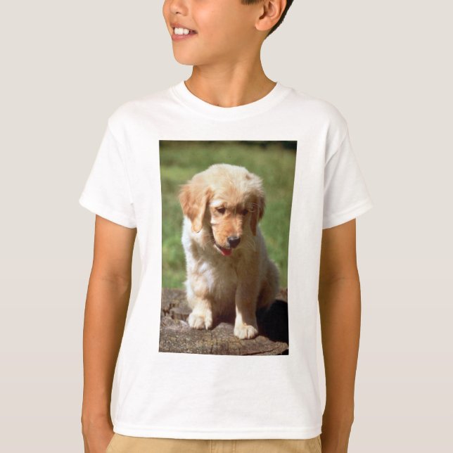 Golden Retriever pup T-Shirt (Front)