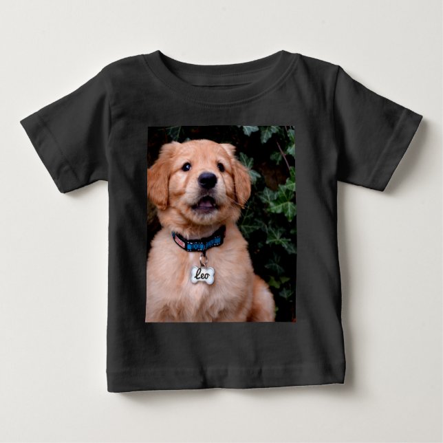 Golden Retriever Puppy Baby T-Shirt (Front)