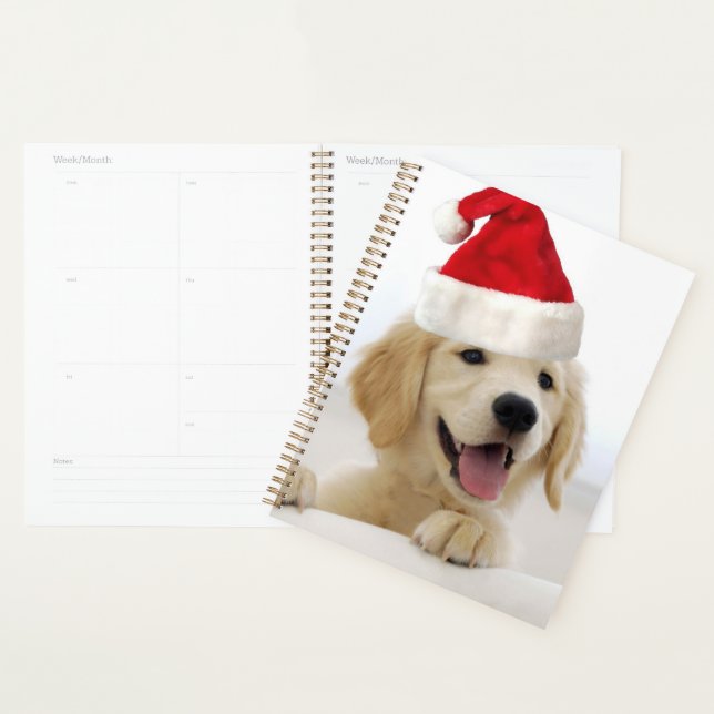 Golden Retriever Puppy Christmas Planner (Display)