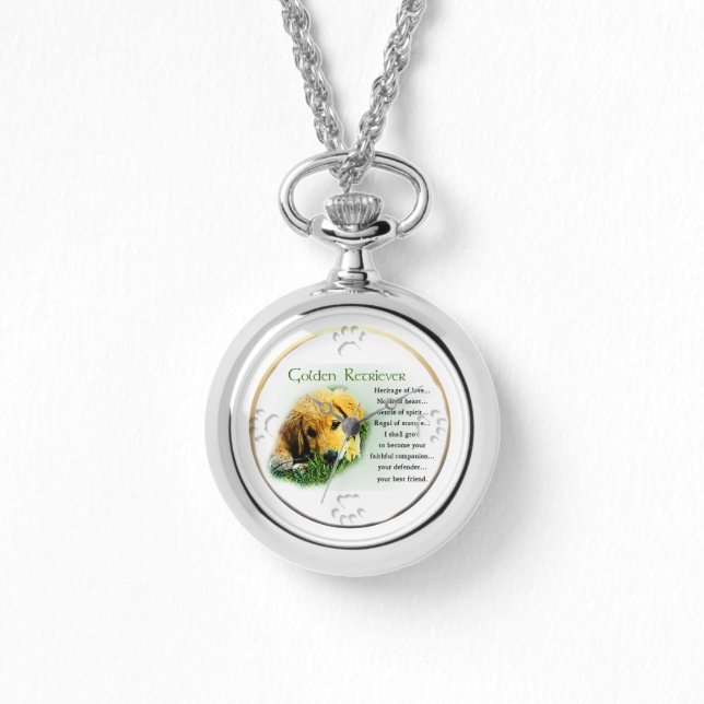 Golden Retriever Puppy Heritage Gifts Watch (Front)
