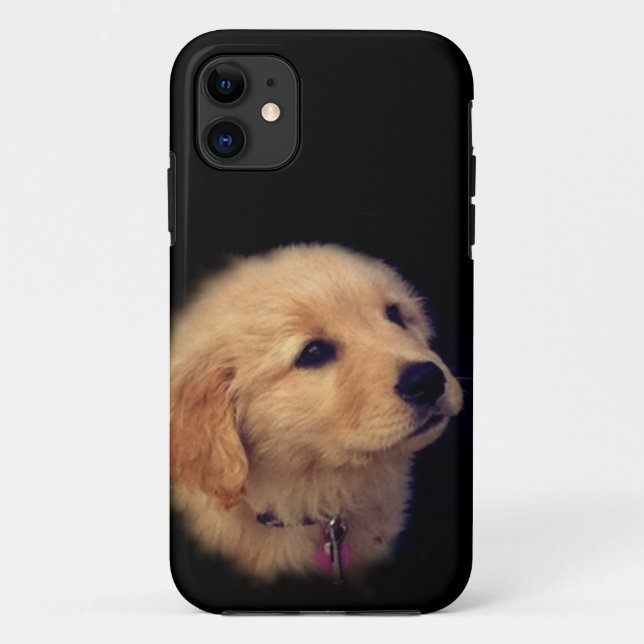 Golden Retriever Puppy iPhone Case (Back)