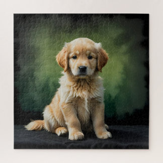 Golden Retriever Puppy Jigsaw Puzzle