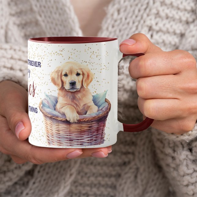 Golden Retriever Puppy Kisses Fix Everything Mug (Creator Uploaded)