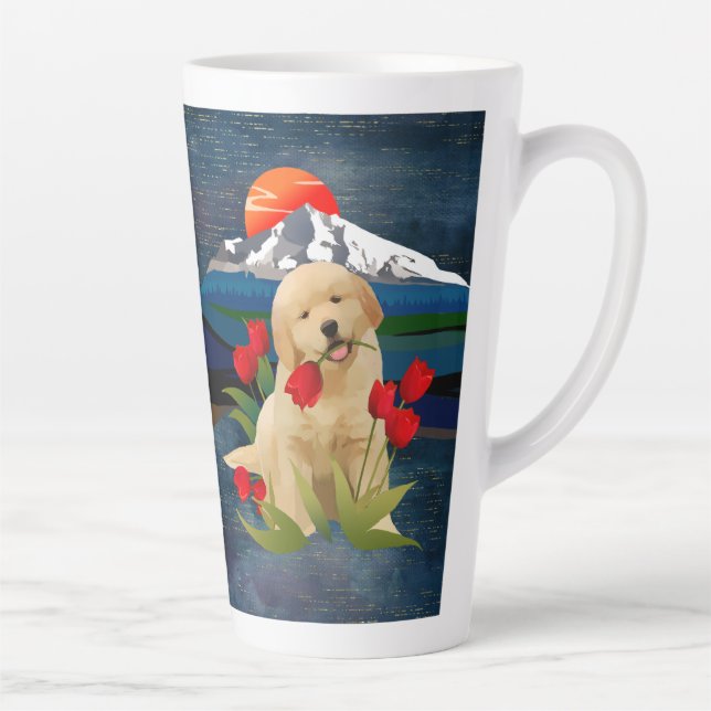 GOLDEN RETRIEVER PUPPY Mug (Right)