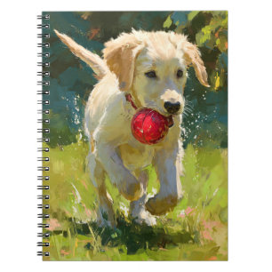 Golden Retriever Puppy Notebook