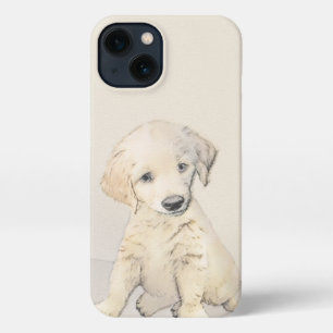Golden Retriever Puppy Painting - Original Dog Art iPhone 13 Case
