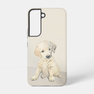 Golden Retriever Puppy Painting - Original Dog Art Samsung Galaxy Case