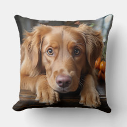 Golden Retriever puppy pose Cushion