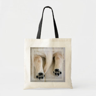 Golden Retriever Puppy Toes Tote Bag